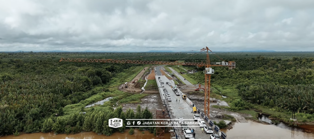 Jambatan Batang Saribas Bakal Siap Awal, Dijangka Dibuka Mac Tahun Ini